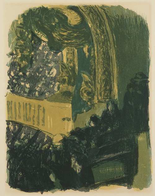 Yvonne Printemps In L'illusionniste oil painting reproduction by  Jean-Edouard Vuillard 