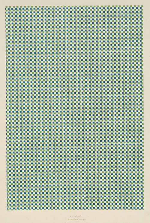 Lithografiertes Papier (Schachbrettmuster)