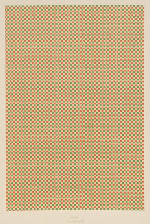 Lithografiertes Papier (Schachbrettmuster)