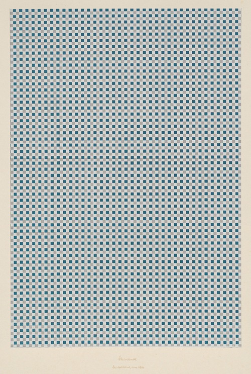 Lithografiertes Papier (Schachbrettmuster)