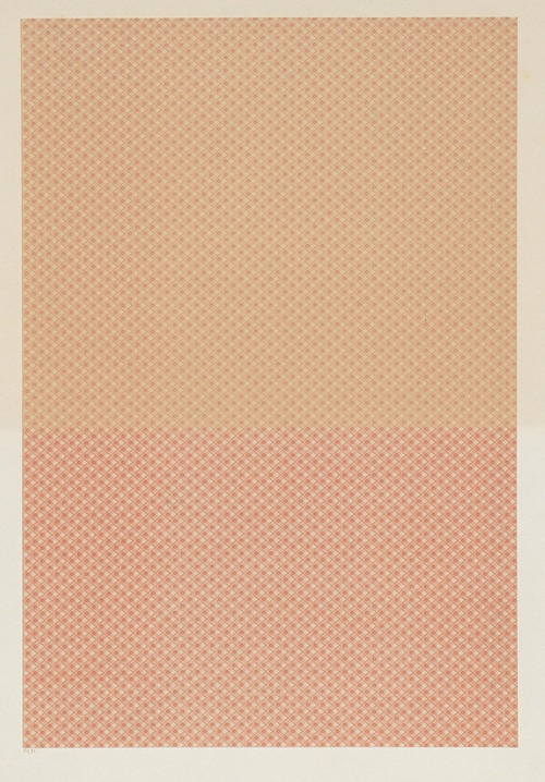 Walzendruckpapier (kleines geometrisches Flächenmuster, nach alten Mustern)