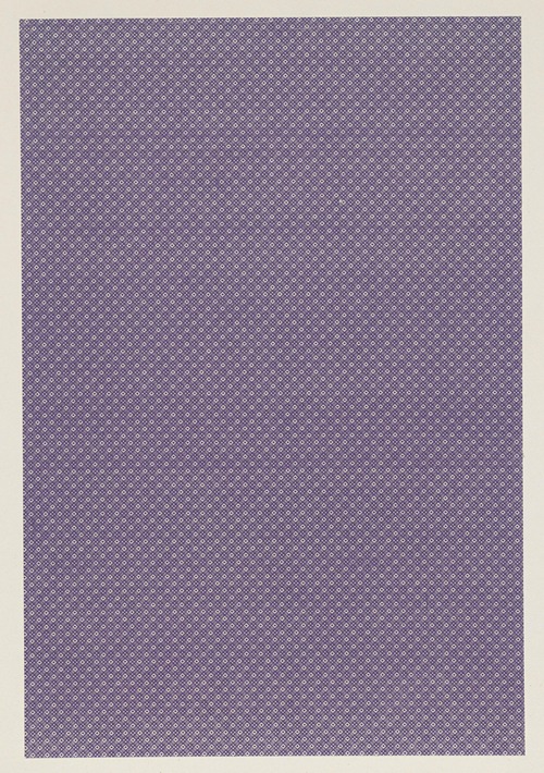 Walzendruckpapier (kleines Gittermuster, nach alten Mustern)