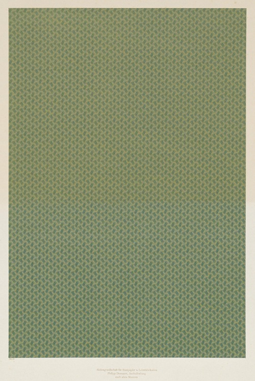 Walzendruckpapier (rautenförmiges Flächenmuster, nach alten Mustern)