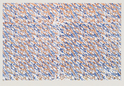 Walzendruckpapier mit Bronzedruck (grafisches Flächenmuster)
