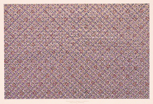 Walzendruckpapier mit Golddruck (Sternchenmuster)