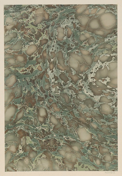 Marmorpapier (Ölmarmor)