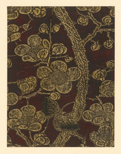 Japanisches Goldlederpapier (Kinkawagami 金革紙)
