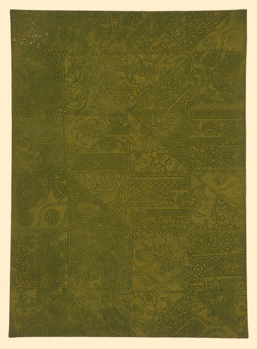 Japanisches Lederpapier (Gikakushi 擬革紙)