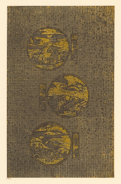 Japanisches Lederpapier (Gikakushi 擬革紙)