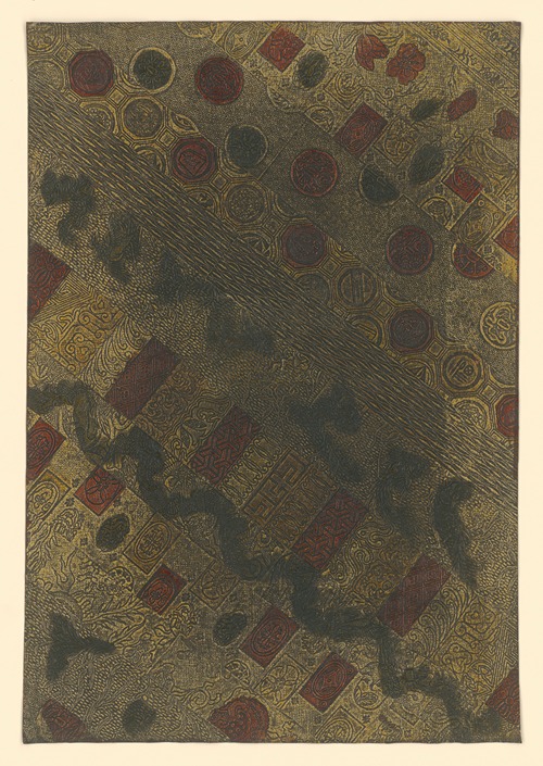Japanisches Lederpapier (Gikakushi 擬革紙)