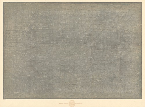 Japanisches Silberpapier mit Seidengewebeauflage (Shiketoshi)