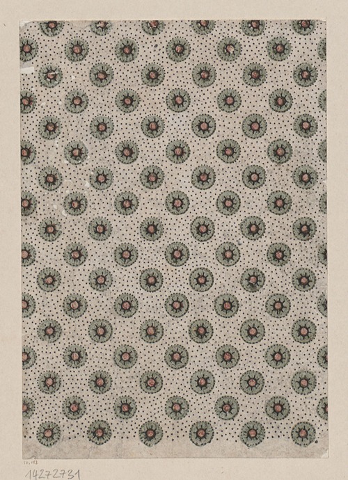 Modeldruckpapier (Flächenmuster mit Kreisen)