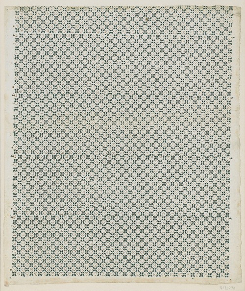 Modeldruckpapier mit Golddruck (Gitterdekor)