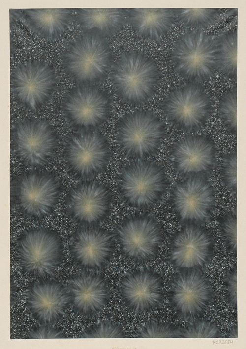 Sprenkelpapier (mit sonnenähnlichen Motiven)