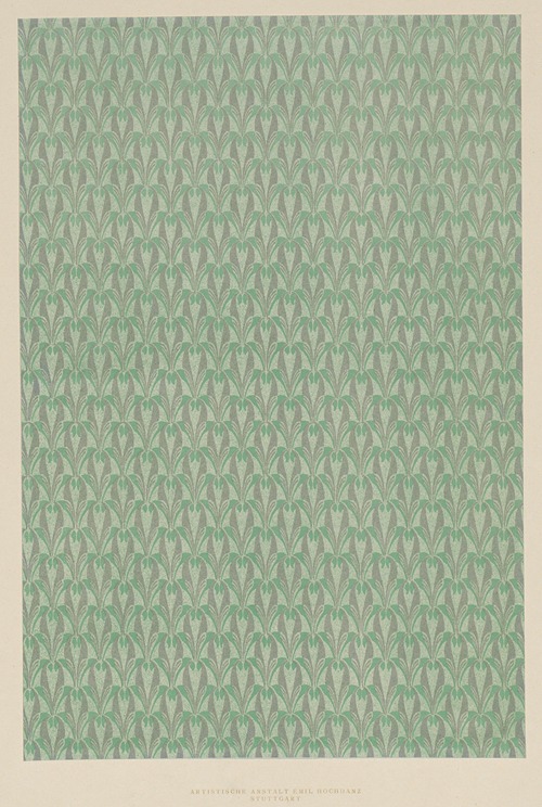 Lithografiertes Papier (Flächenmuster)