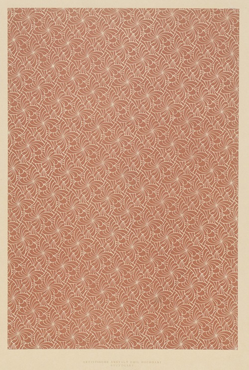 Lithografiertes Papier (grafisches Flächenmuster)