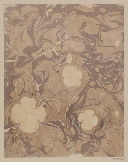 Gezogenes Marmorpapier