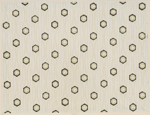 Lithografiertes Papier (Flächenmuster)