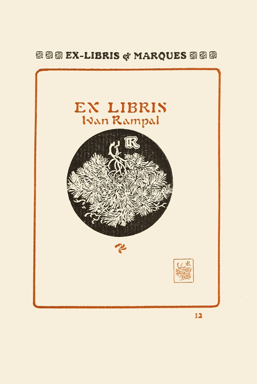Le second livre des monogrammes, marques, cachets et es libris Pl.10