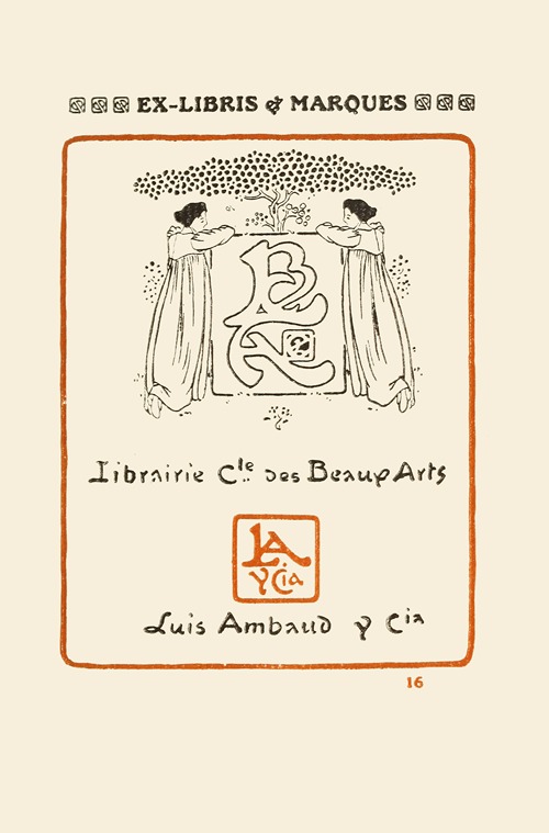 Le second livre des monogrammes, marques, cachets et es libris Pl.14
