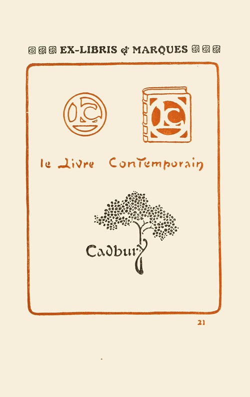 Le second livre des monogrammes, marques, cachets et es libris Pl.19