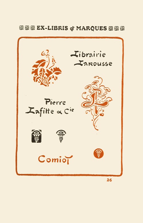 Le second livre des monogrammes, marques, cachets et es libris Pl.24