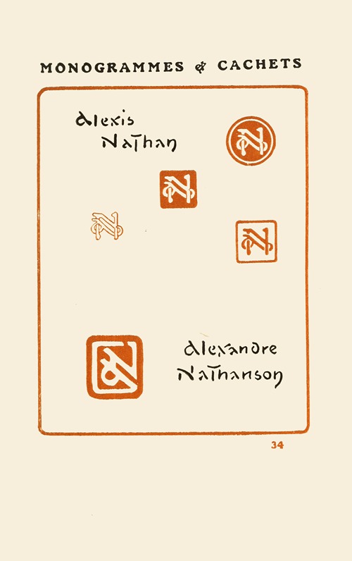 Le second livre des monogrammes, marques, cachets et es libris Pl.32