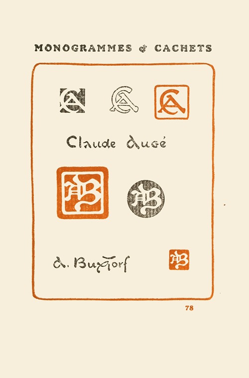 Le second livre des monogrammes, marques, cachets et es libris Pl.76
