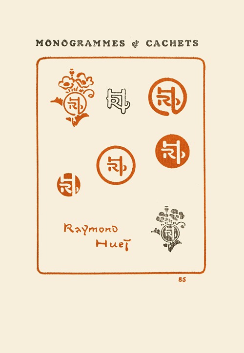 Le second livre des monogrammes, marques, cachets et es libris Pl.83