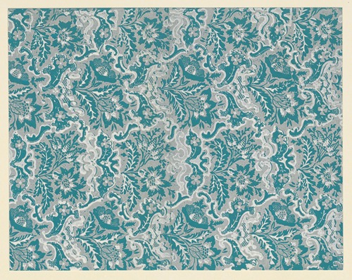 Modeldruckpapier (verschiedene Blüten an Zweigen)