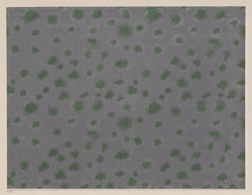 Lithografiertes Papier (Sprenkel)