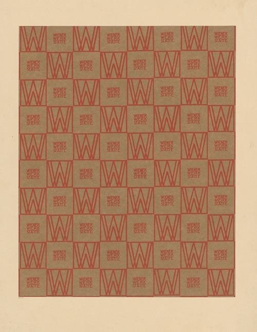 Packpapier der Wiener Werkstätte