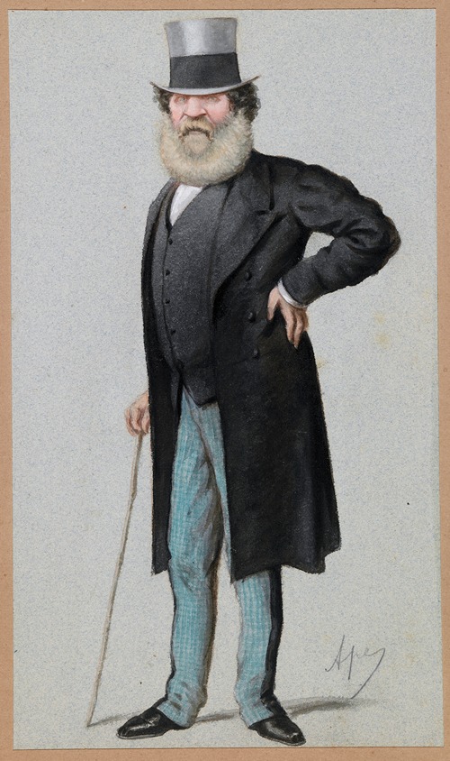 Colonel Thomas Edward Taylor, M.P. (1811-1883) (ill. for ‘Vanity Fair’, July 1874)