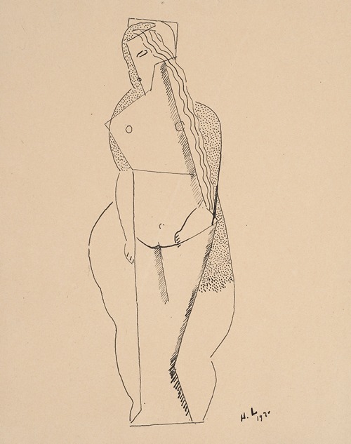 Femme nue debout
