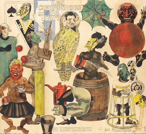 Les compagnons de l art. De Kunstknechten