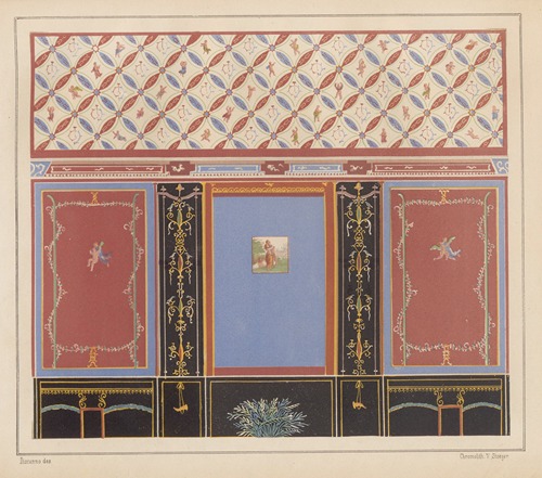The most beautiful walls in Pompeii Pl.24