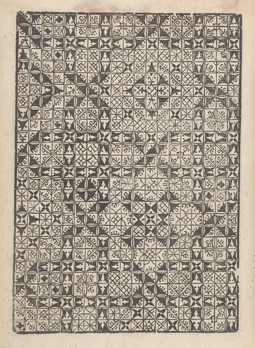 Giardineto novo di punti tagliati et gropposi per exercitio et ornamento delle donne Pl.04