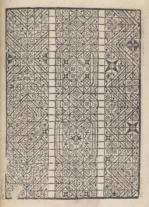 Giardineto novo di punti tagliati et gropposi per exercitio et ornamento delle donne Pl.09