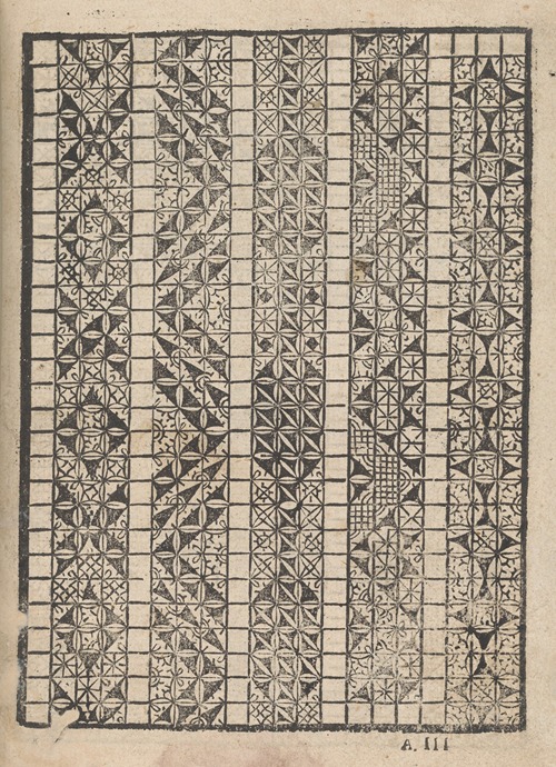 Giardineto novo di punti tagliati et gropposi per exercitio et ornamento delle donne Pl.17