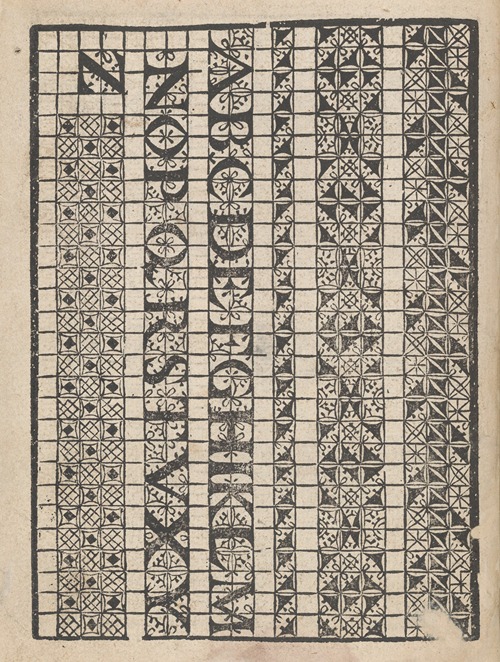 Giardineto novo di punti tagliati et gropposi per exercitio et ornamento delle donne Pl.19