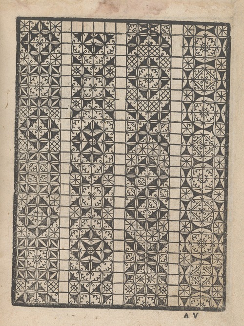 Giardineto novo di punti tagliati et gropposi per exercitio et ornamento delle donne Pl.20