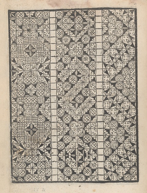 Giardineto novo di punti tagliati et gropposi per exercitio et ornamento delle donne Pl.25