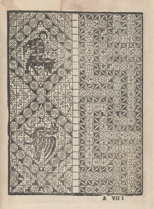 Giardineto novo di punti tagliati et gropposi per exercitio et ornamento delle donne Pl.26