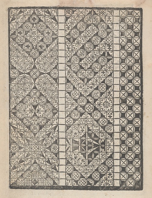Giardineto novo di punti tagliati et gropposi per exercitio et ornamento delle donne Pl.27