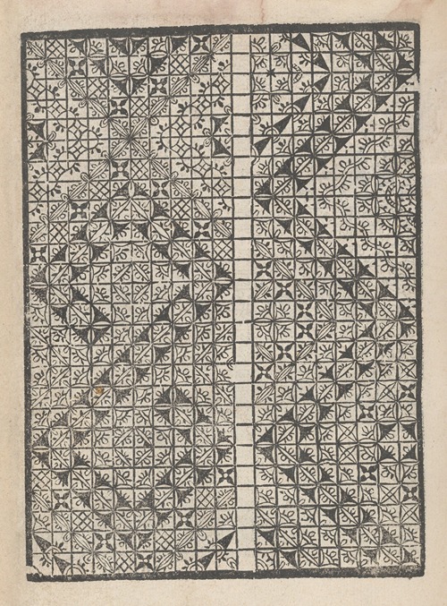 Giardineto novo di punti tagliati et gropposi per exercitio et ornamento delle donne Pl.29