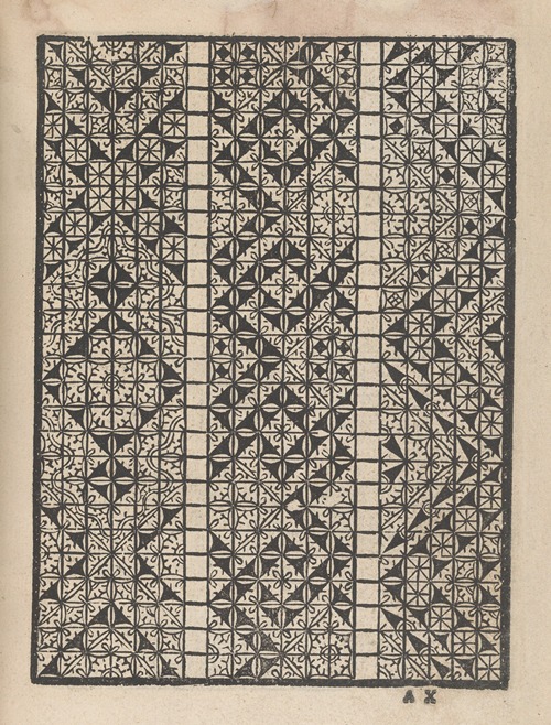 Giardineto novo di punti tagliati et gropposi per exercitio et ornamento delle donne Pl.30