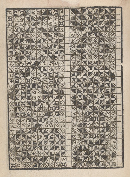 Giardineto novo di punti tagliati et gropposi per exercitio et ornamento delle donne Pl.35