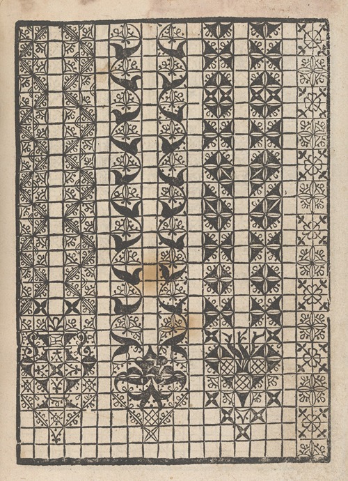 Giardineto novo di punti tagliati et gropposi per exercitio et ornamento delle donne Pl.39