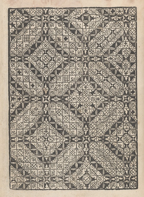 Giardineto novo di punti tagliati et gropposi per exercitio et ornamento delle donne Pl.44