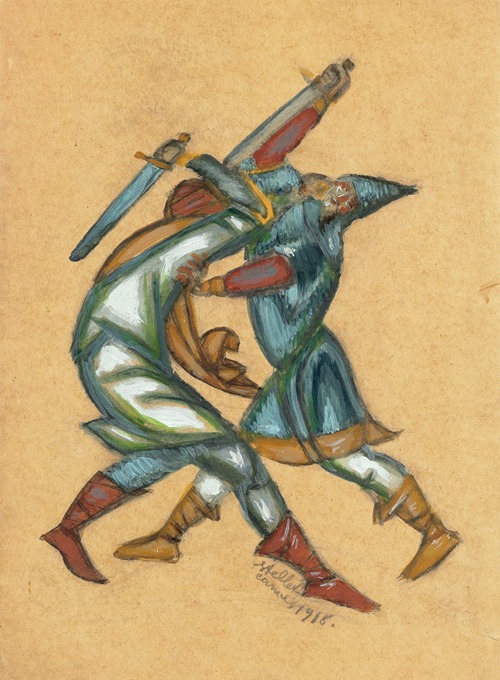 The fight